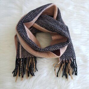 Pink Black Grey White Tweed Abstract Vintage O-My Cashmere Scarf